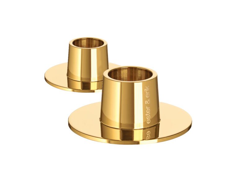 Classic Candle Holder - Shiny Gold (2 pack)