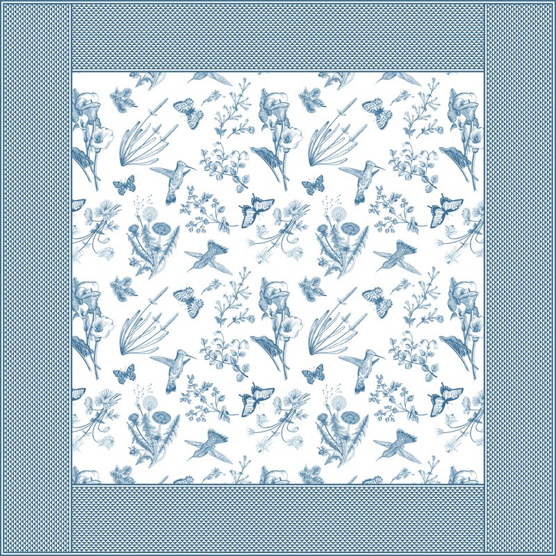 Hummingbird Printed Tablecloth