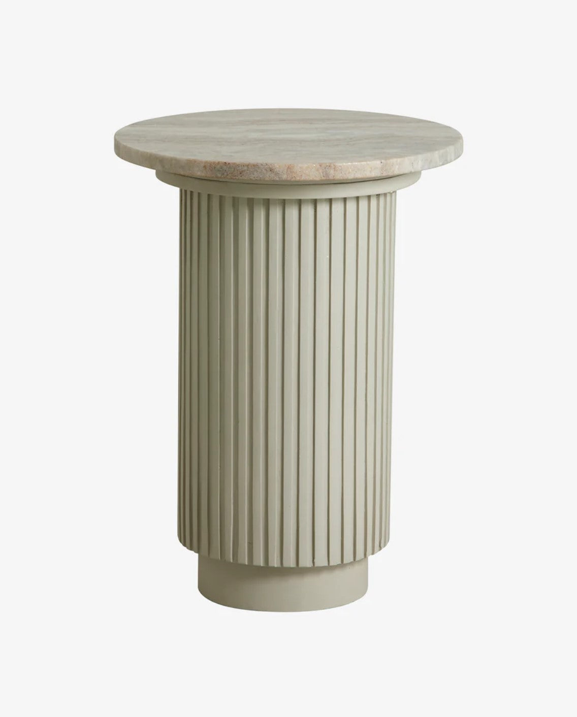 Erie Round Side Table - Ivory