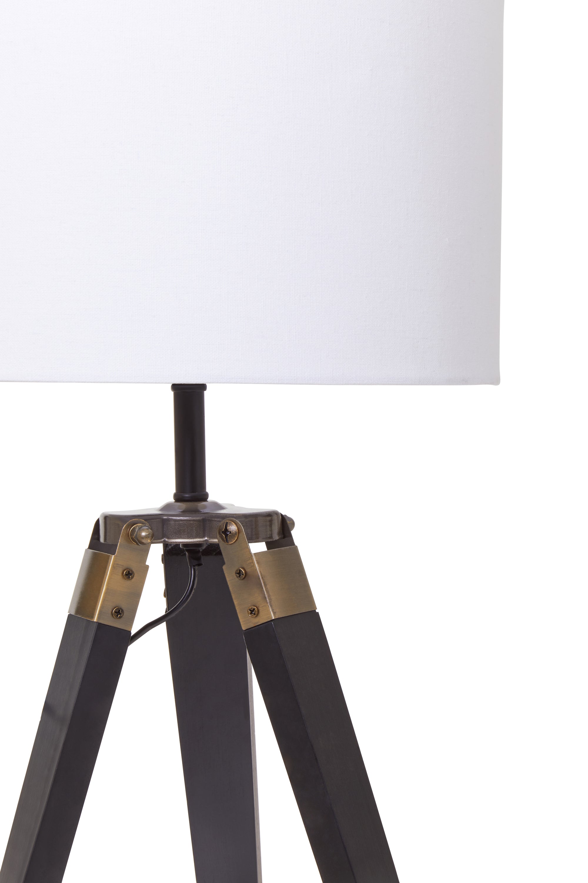 Malvern Tripod Table Lamp With Black Base