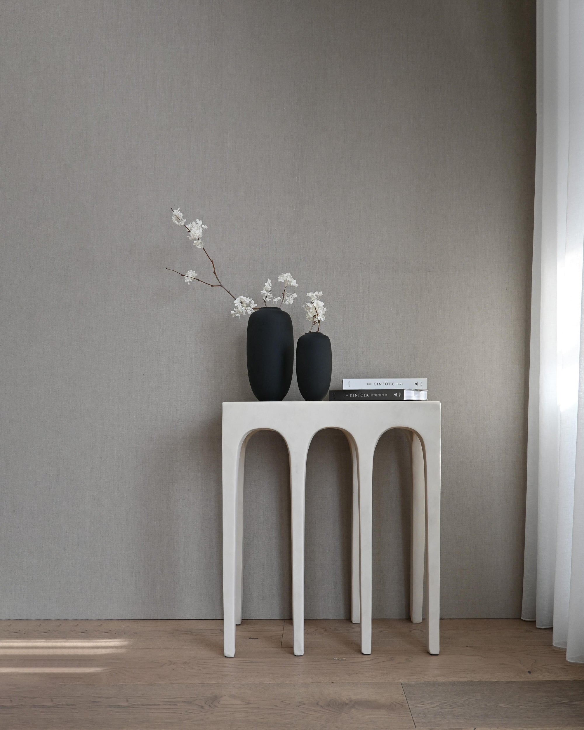 Bow Console Table - Birch