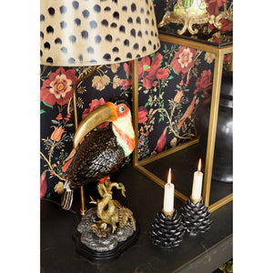 Artichoke Candle Holder - Black