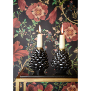 Artichoke Candle Holder - Black