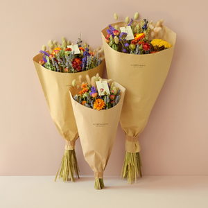 Dried Flowers - Field Bouquet - Orange