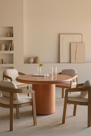 Namara Round Concrete Dining Table