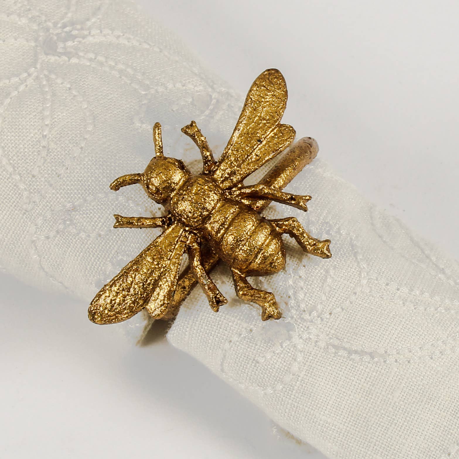 Gold Bee Napkin Ring