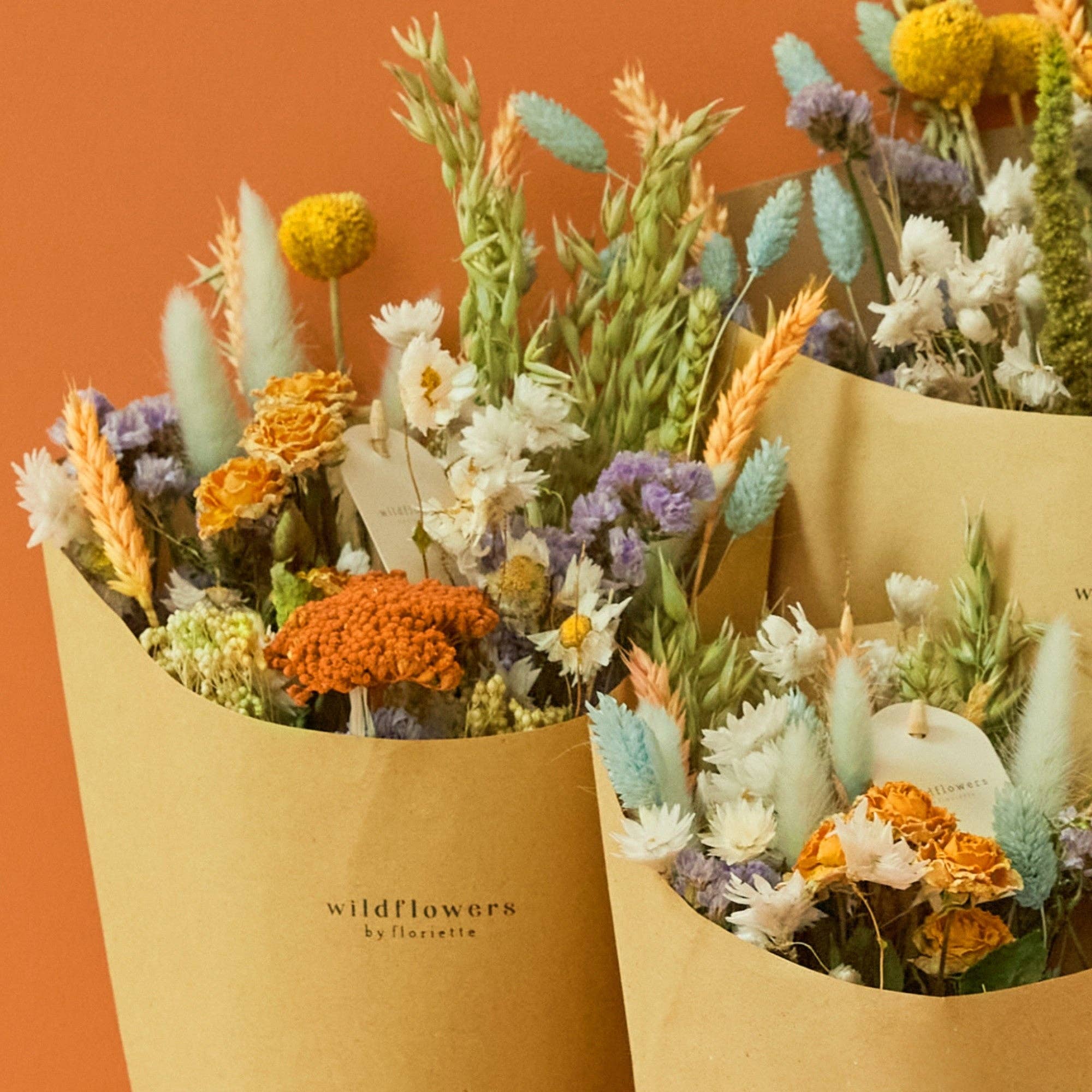 Dried Flowers - Field Bouquet - Pastel Delight - Medium