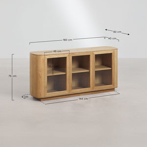 Walia sideboard – top surface and door frame close-up