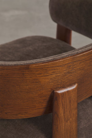 Olea armchair – side profile view