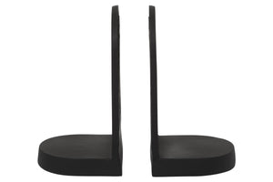 Rubi Set Of 2 Black Bookends