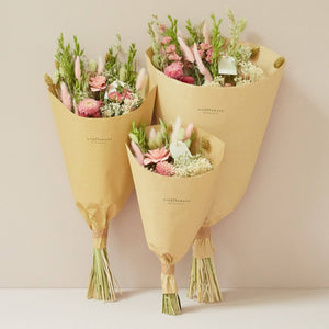 Dried Flowers - Field Bouquet - Pink Elegance - Medium