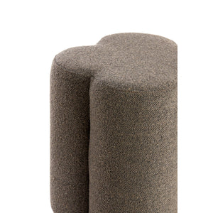 Nalani Pouf Stool - Dark Brown