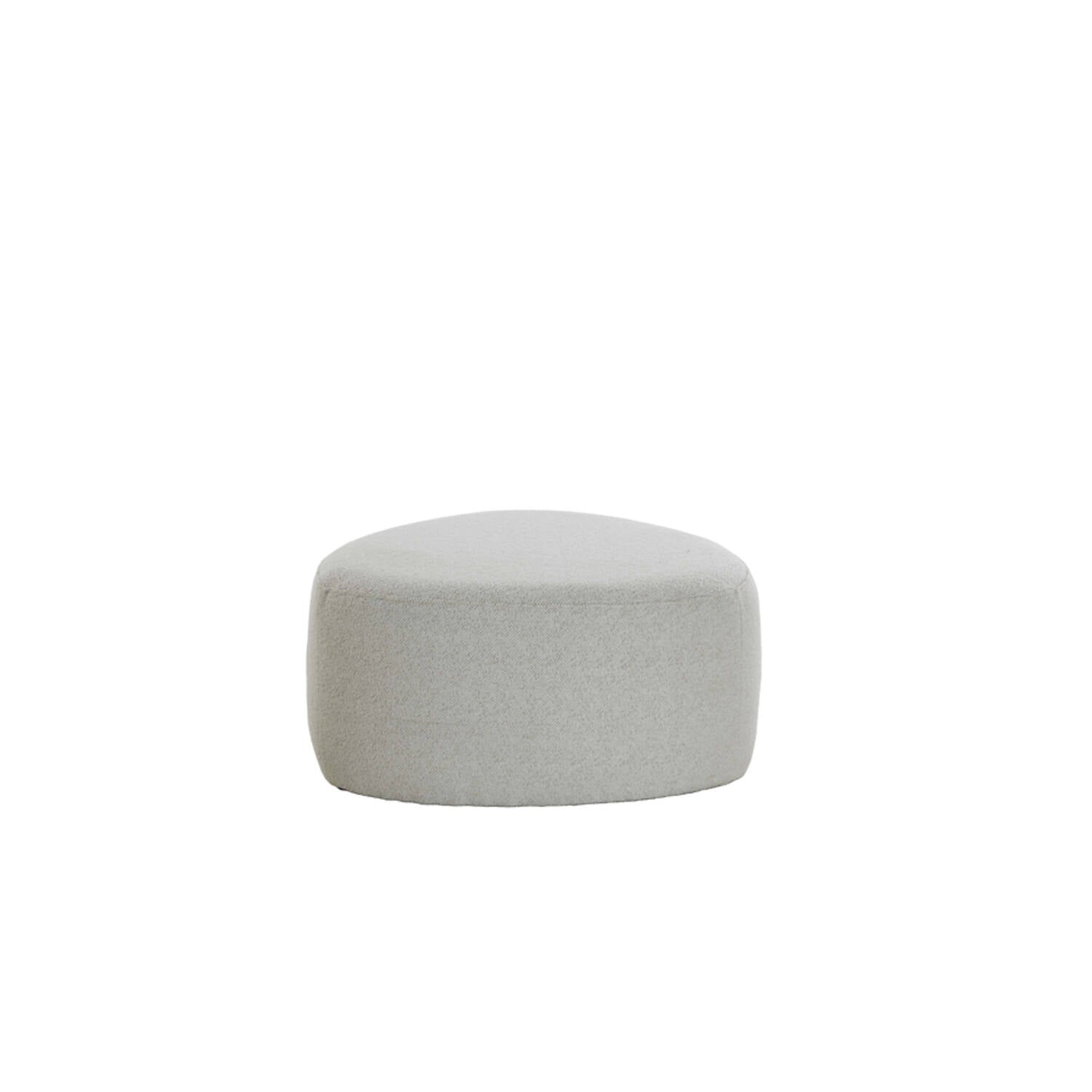 Natural luxury foot stool pouf