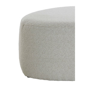 Natural luxury foot stool pouf