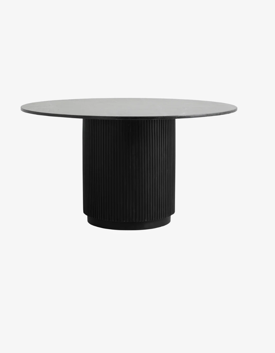 Erie Round Dining Table - Black