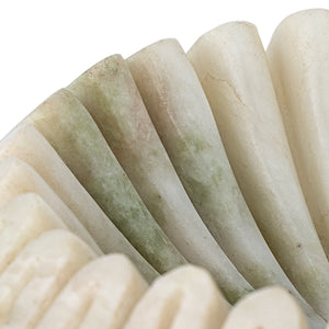Scallop Marble Bowl - Green