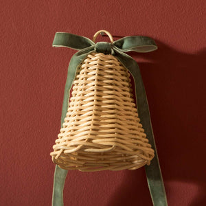 Rattan Christmas Bell - Small