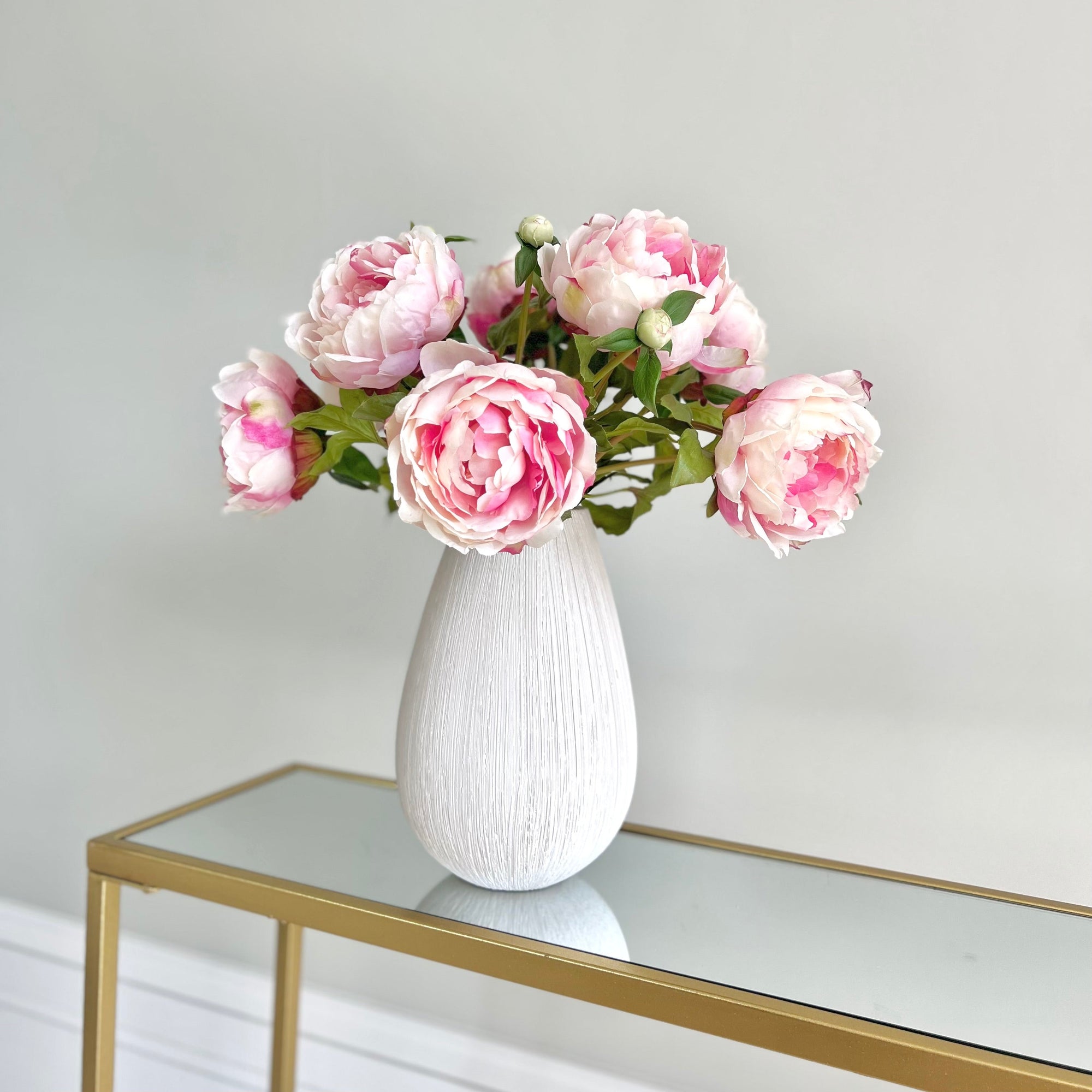 Artificial Pink Classic Peony