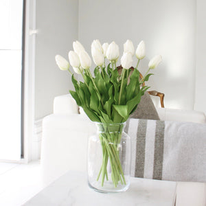Artificial White Tulip