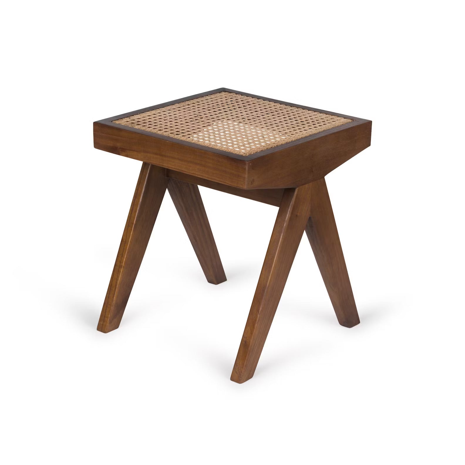 Wooden Rattan Bench/Stool - 1 Flat