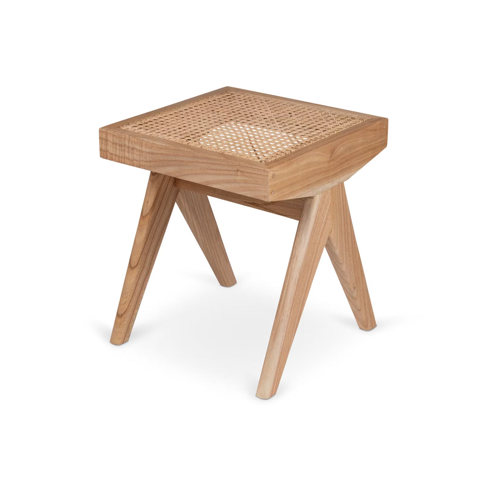 Wooden Rattan Bench/Stool - 1 Flat