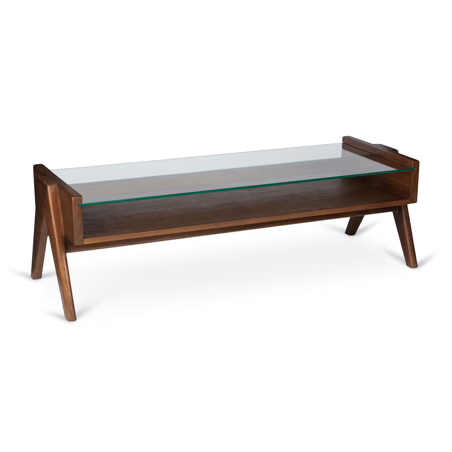 Coffee Table Glass - Brown