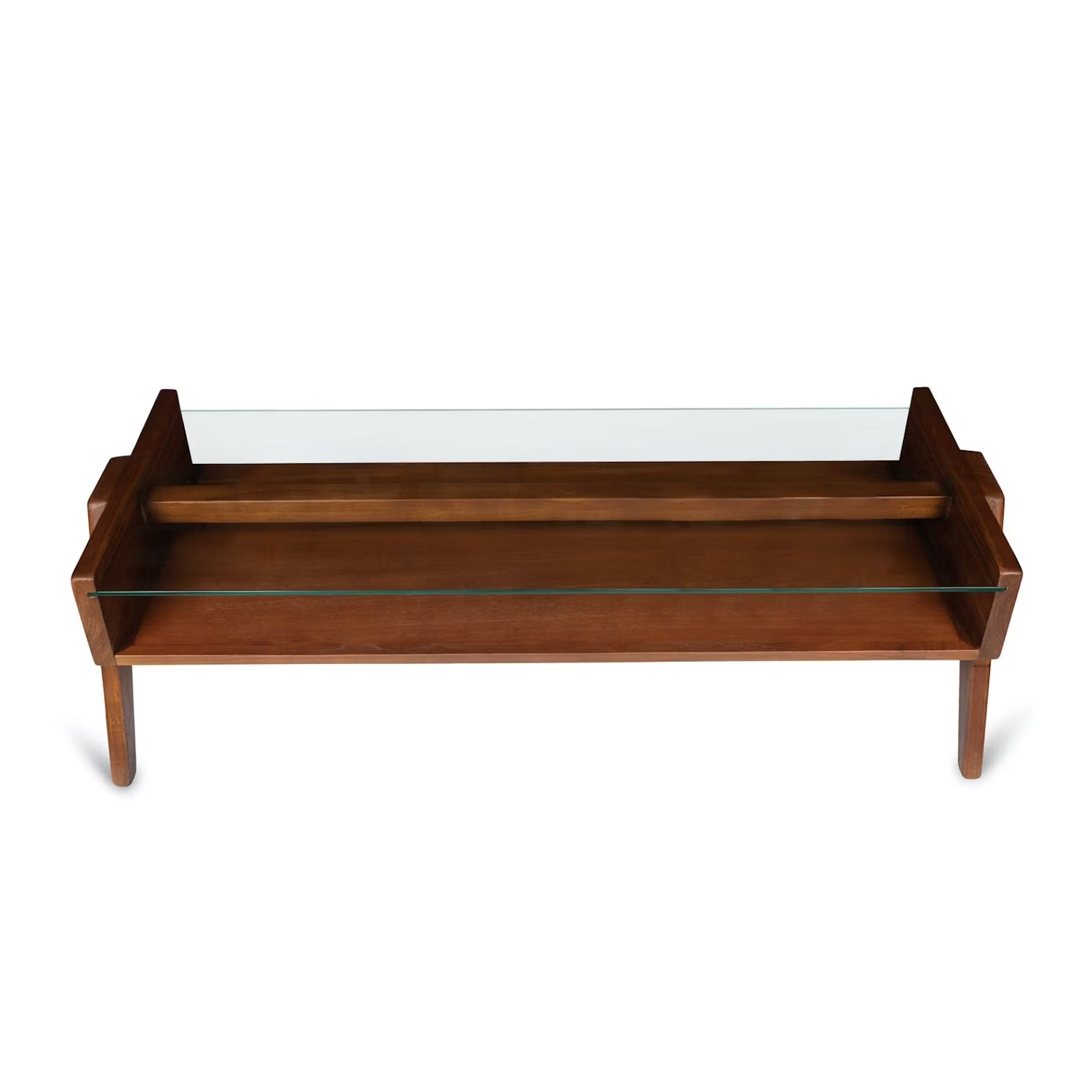 Coffee Table Glass - Brown