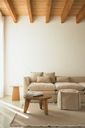 Handloom Rug - Beige