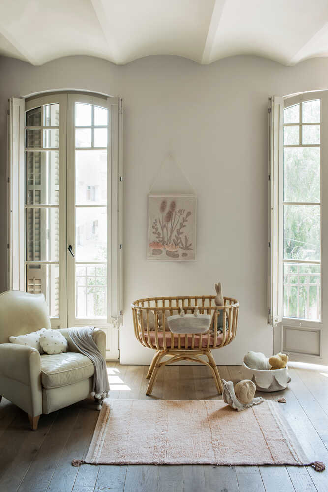 Washable rug Bloom Rose