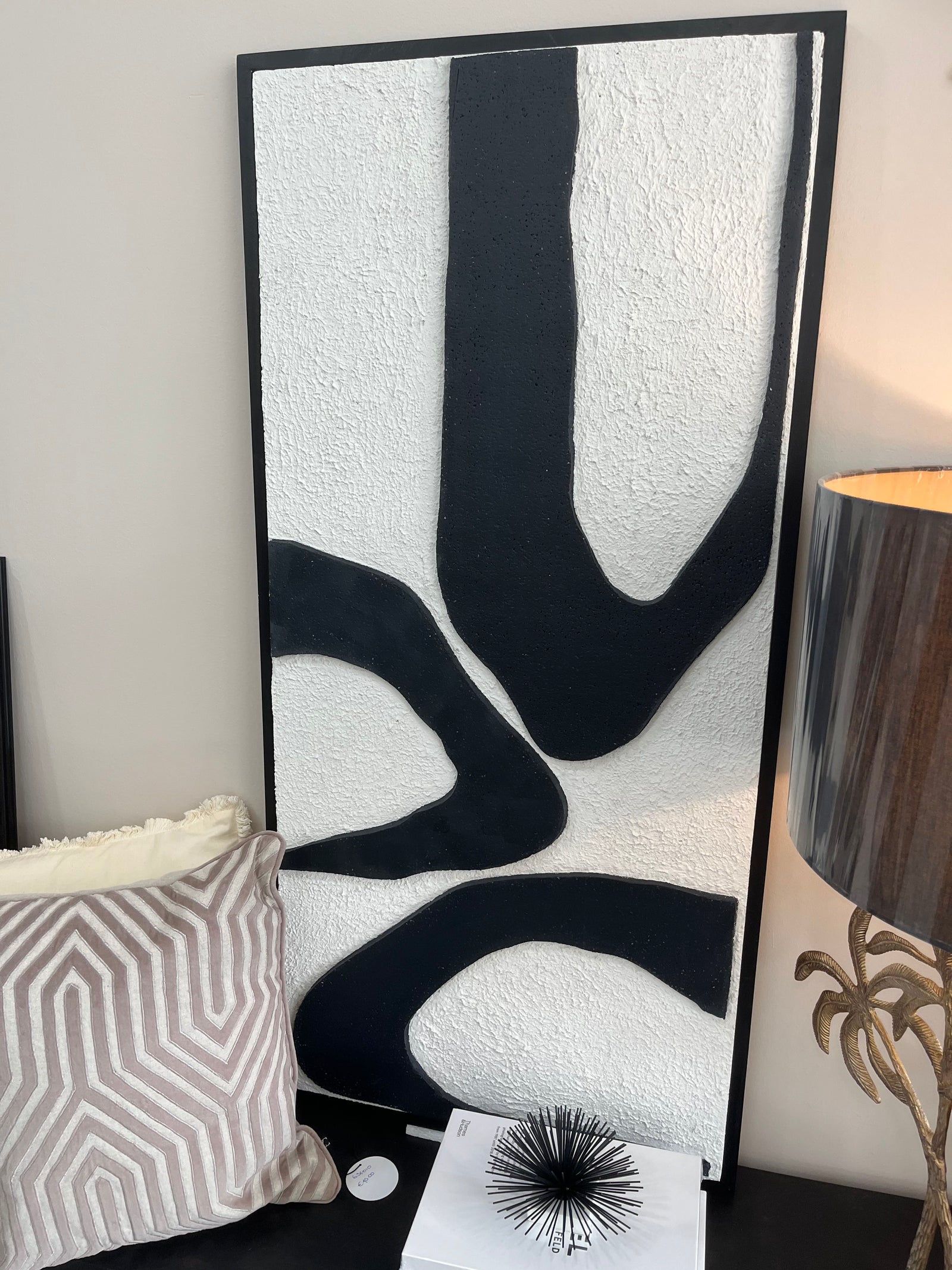 Abstract Wall Art (Black)