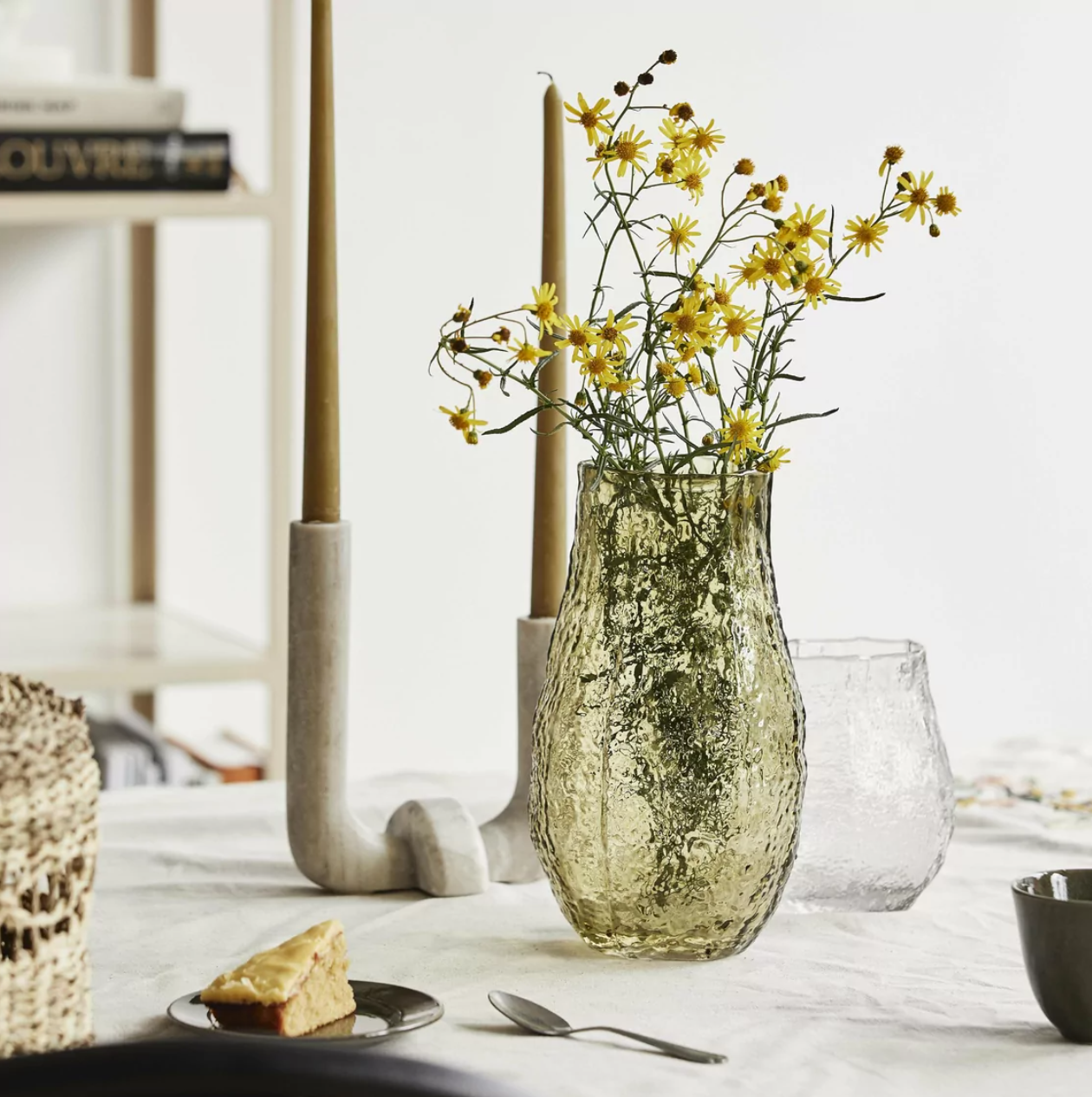 Vaca Marble Candle Holder