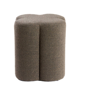 Nalani Pouf Stool - Dark Brown