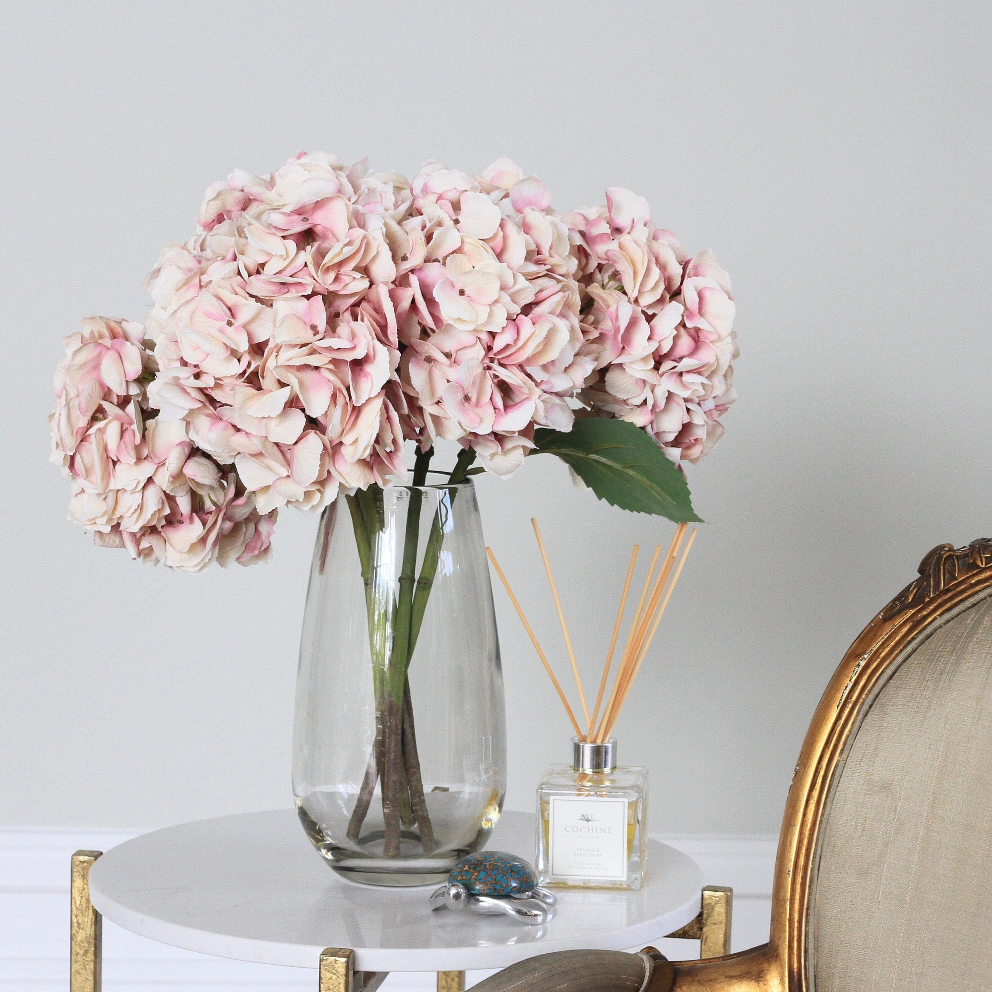 Artificial Dusky Pink Hydrangea