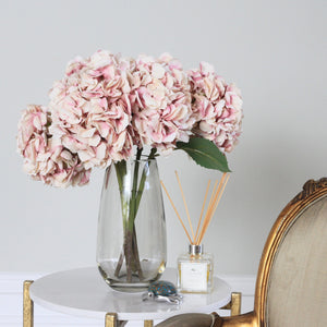 Artificial Dusky Pink Hydrangea