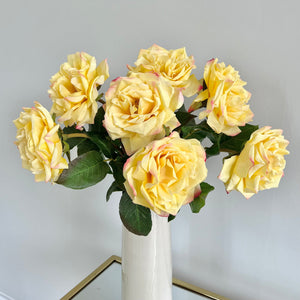 Artificial Yellow Garden Rose