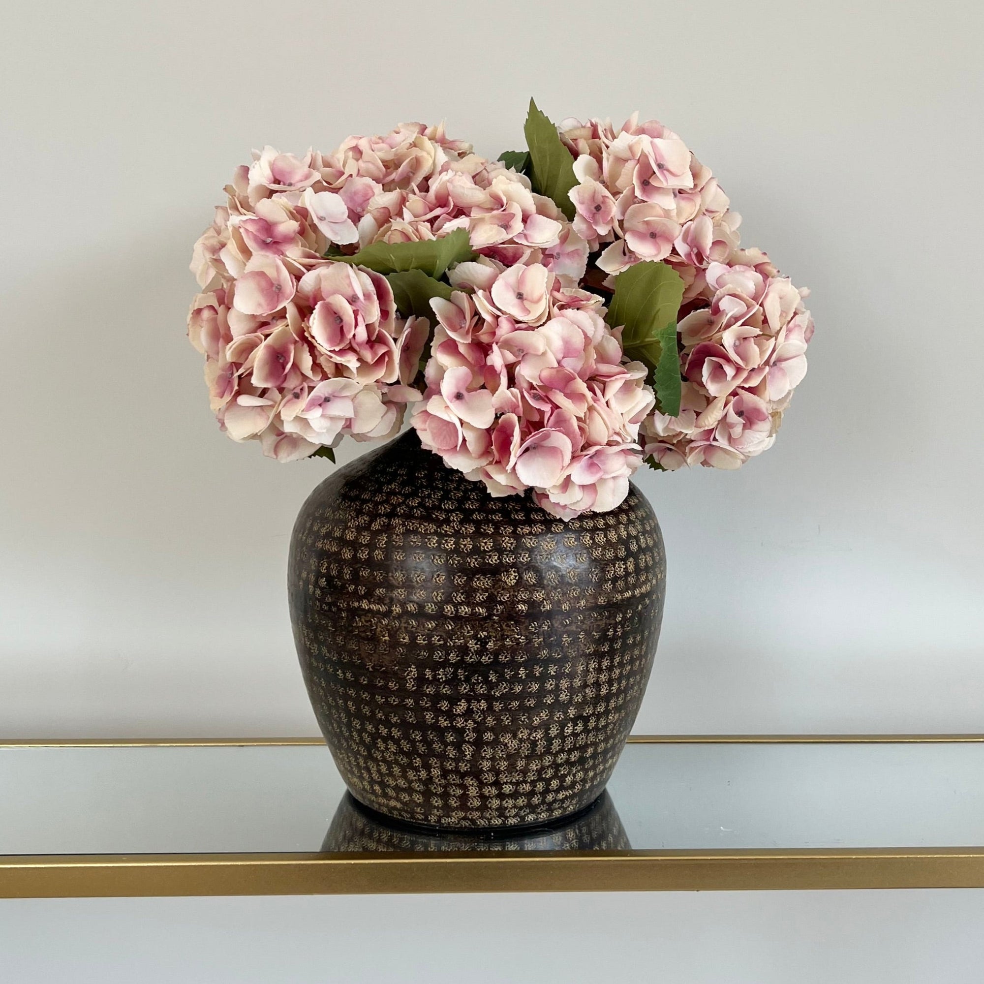 Artificial Dusky Pink Hydrangea
