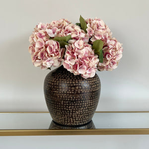 Artificial Dusky Pink Hydrangea