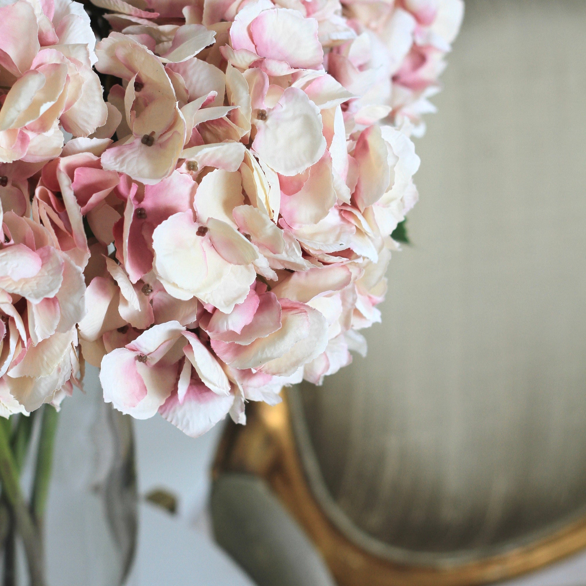 Artificial Dusky Pink Hydrangea