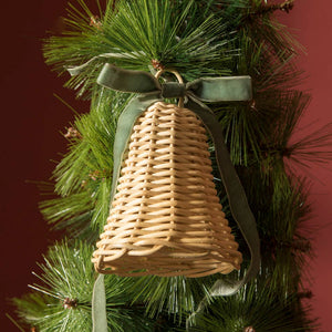 Rattan Christmas Bell - Small