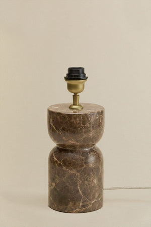 Diniz Table Lamp - Brown Marble