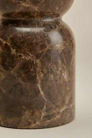 Diniz Table Lamp - Brown Marble