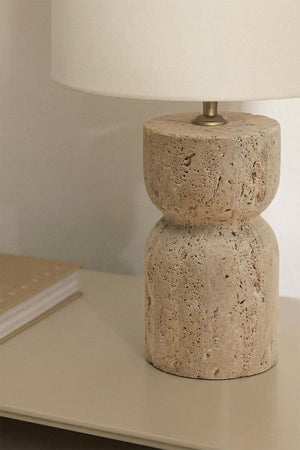 Diniz Table Lamp - Travertine