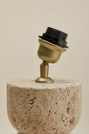 Diniz Table Lamp - Travertine
