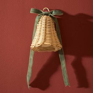 Green Velvet Bows - Set Of 12