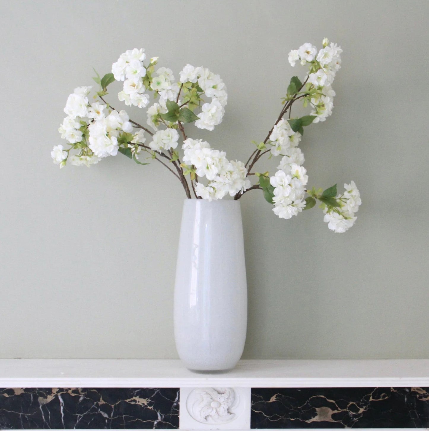 Artificial White Cherry Blossom