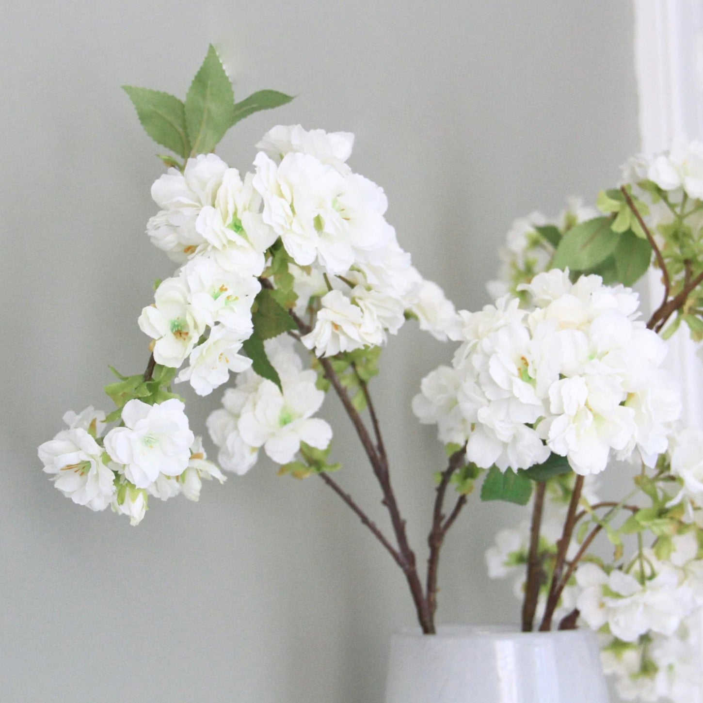 Artificial White Cherry Blossom