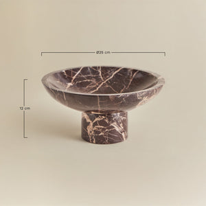 Korinza Bowl - Beige Marble