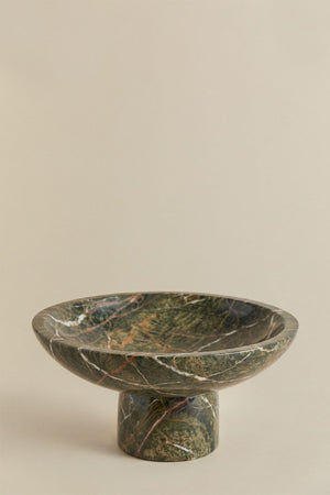 Korinza Bowl - Green Marble