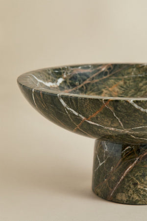 Korinza Bowl - Green Marble