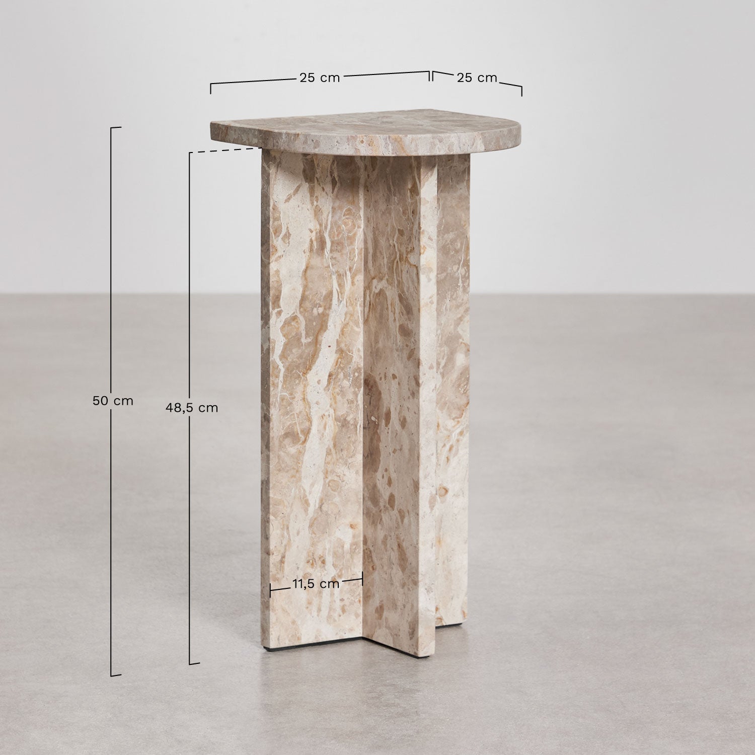 Corwel Marble Side Table